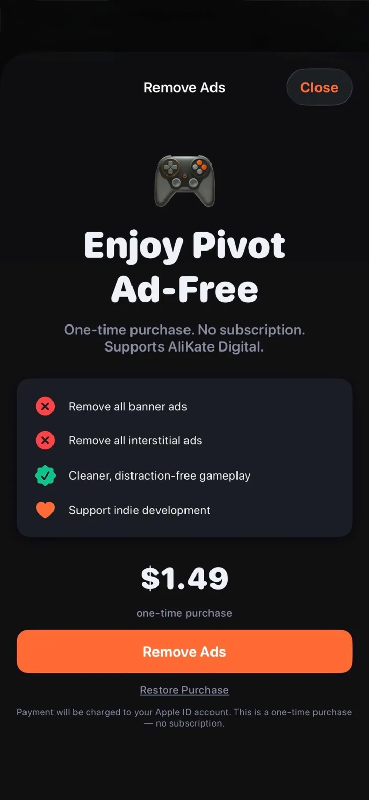 Remove Ads